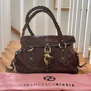 Francesco Biasia Leather Satchel
